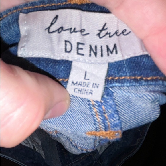 Size Large Denim mini-skirt - Picture 4 of 4